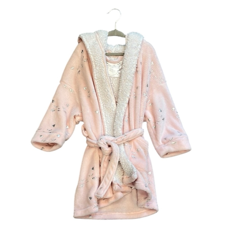 3/$10 ☀️ Kings n’ Queens | Soft Pink Hooded Robe for Little Girls